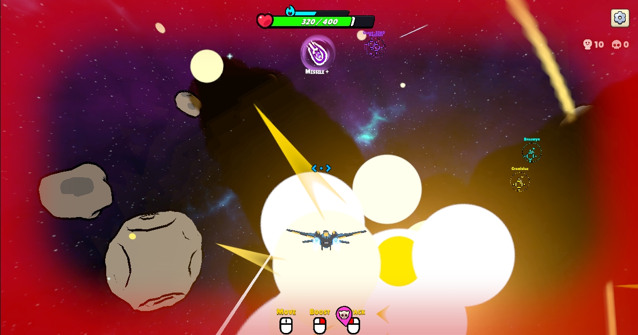 Strategic gameplay in Space.io